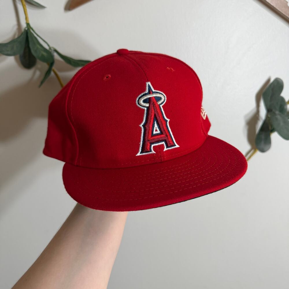 Angels Red Baseball Hat